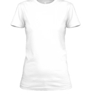 Camiseta regular corte de mujer